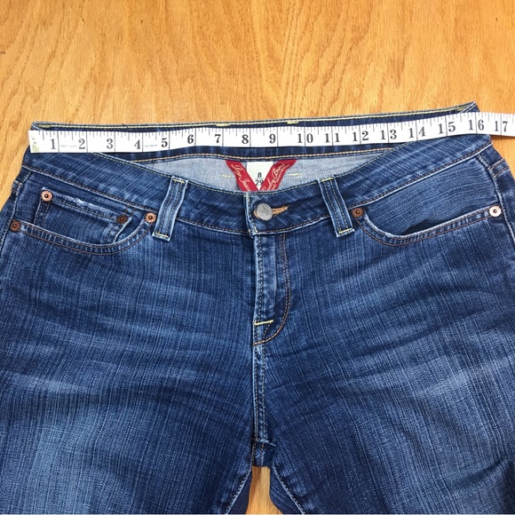 Lucky Brand Dark Wash Straight Leg Jean. Sz 8/29 - Picture 6 of 9